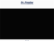 Tablet Screenshot of drpresley.com